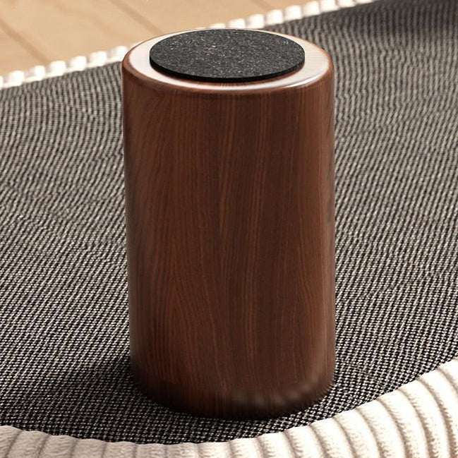 Poggiapiedi Contemporaneo Nordic Cuboid Portatile in Tessuto Sintetico senza Schienale e Braccioli per Soggiorno