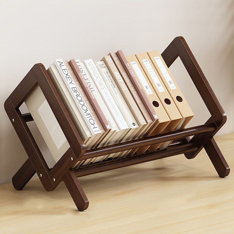 Libreria Modernista Minimalista a Rombo in Bambù Nan per Soggiorno