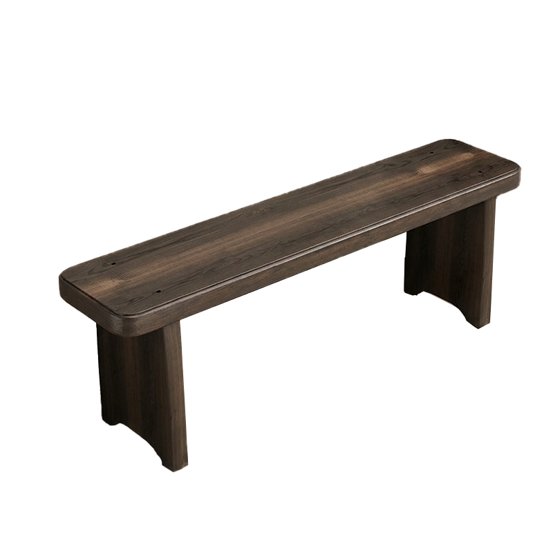 Panca Lunga Rettangolare in Legno Massello Vintage Tradizionale per Soggiorno
