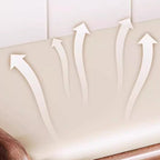 Panchina per Scarpe in Legno Massello Minimalista Moderna con Pelle PU a Due Ripiani per Soggiorno