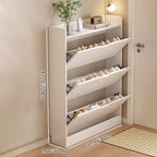 Moderno Minimalista Ultra-Sottile Armadietto Rettangolare Eco-Friendly in Legno Ingegnerizzato per Scarpe 2/3-Cabinet per Ingressi