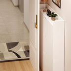 Moderno Minimalista Ultra-Sottile Armadietto Rettangolare Eco-Friendly in Legno Ingegnerizzato per Scarpe 2/3-Cabinet per Ingressi