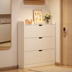 Moderno Minimalista Ultra-Sottile Armadietto Rettangolare Eco-Friendly in Legno Ingegnerizzato per Scarpe 2/3-Cabinet per Ingressi