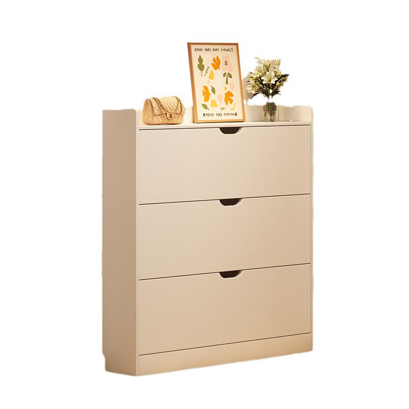 Moderno Minimalista Ultra-Sottile Armadietto Rettangolare Eco-Friendly in Legno Ingegnerizzato per Scarpe 2/3-Cabinet per Ingressi