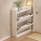 Moderno Minimalista Ultra-Sottile Armadietto Rettangolare Eco-Friendly in Legno Ingegnerizzato per Scarpe 2/3-Cabinet per Ingressi