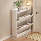 Moderno Minimalista Ultra-Sottile Armadietto Rettangolare Eco-Friendly in Legno Ingegnerizzato per Scarpe 2/3-Cabinet per Ingressi