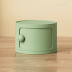 Comò Moderno Minimalista Dopamina Staccabile Rotondo in Plastica 1/2/3/4-Cassetti per Camera da Letto
