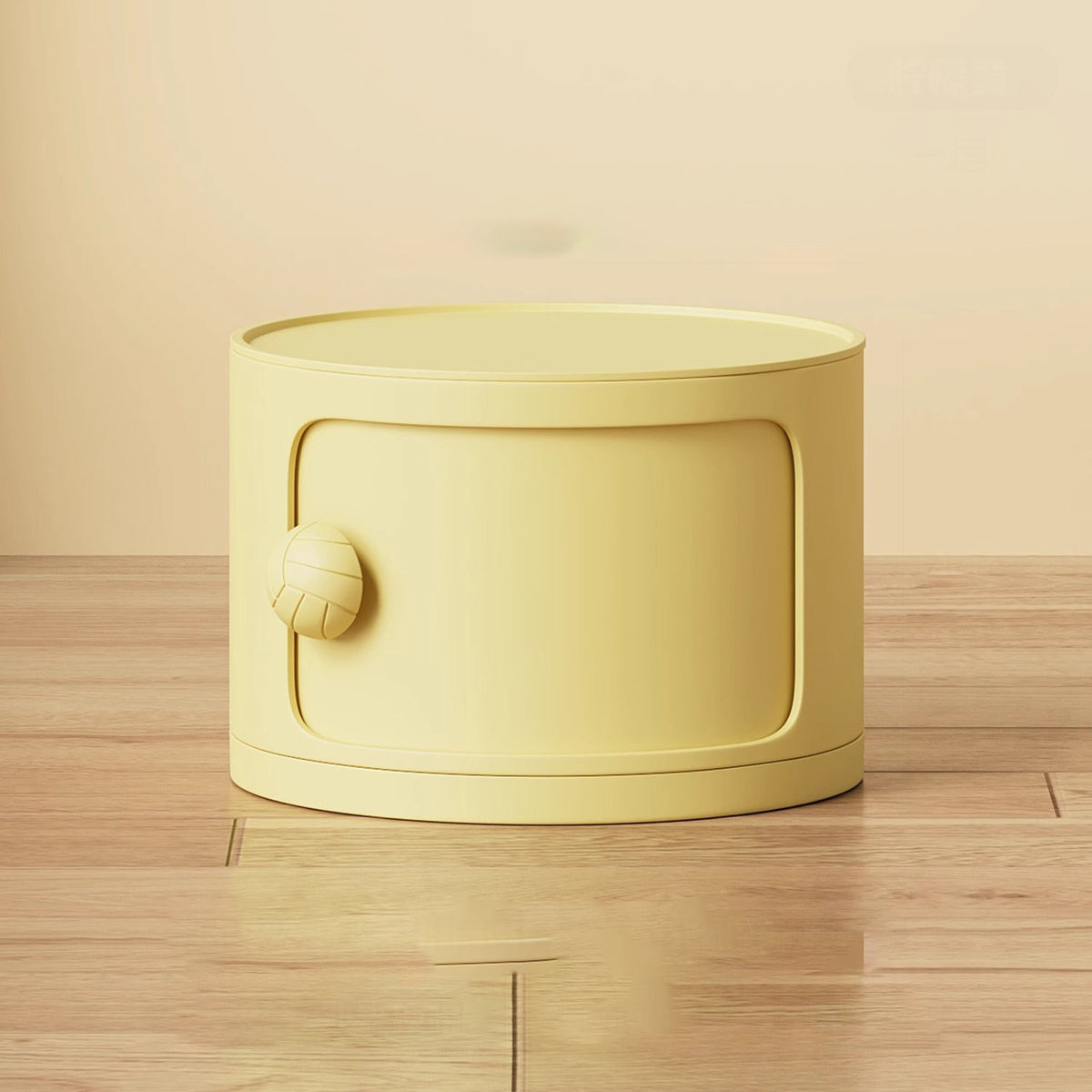 Comò Moderno Minimalista Dopamina Staccabile Rotondo in Plastica 1/2/3/4-Cassetti per Camera da Letto