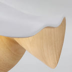 PetalBeam Light – Lampada da soffitto in legno a foglia di loto nordica