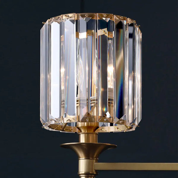 Lampada da parete vintage di lusso in cristallo