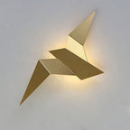 Lampada da Parete a Forma di Uccello Creativo in Ferro