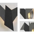 Lampada da Parete a Forma di Uccello Creativo in Ferro