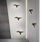 Lampada da Parete a Forma di Uccello Creativo in Ferro