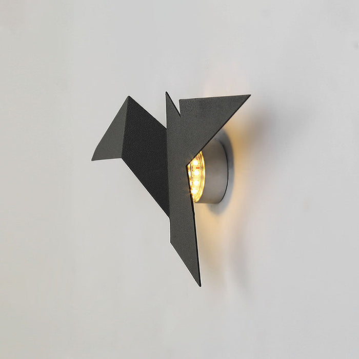 Lampada da Parete a Forma di Uccello Creativo in Ferro