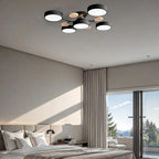 Charlie | Lampadario a soffitto LED semincasso in ferro contemporaneo