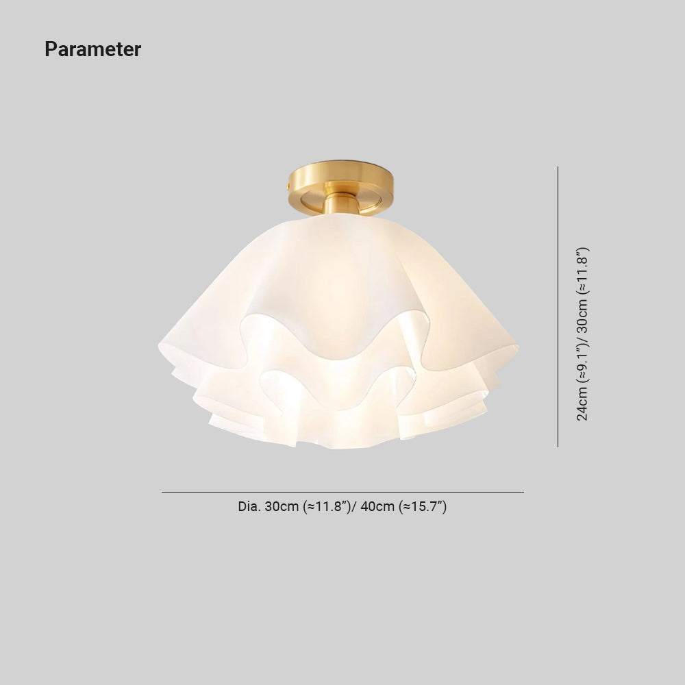 Lampada da Soffitto Menro a Forma di Fiore