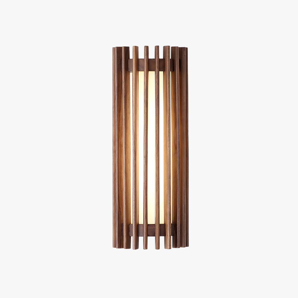 Lampada da Parete Interna Neyra in Noce