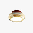 Lampada da soffitto a montaggio a filo in vetro retro Vintage