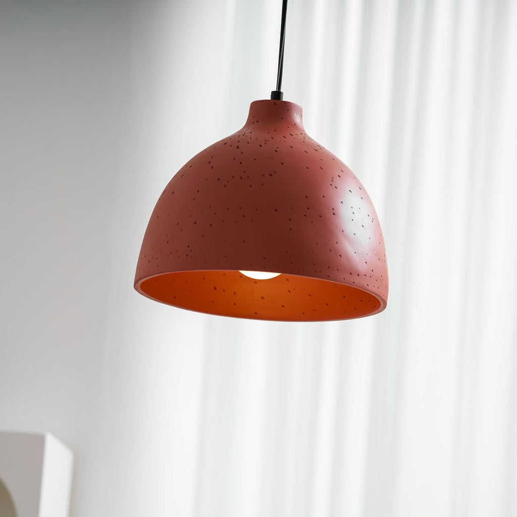 Lampada a sospensione in resina