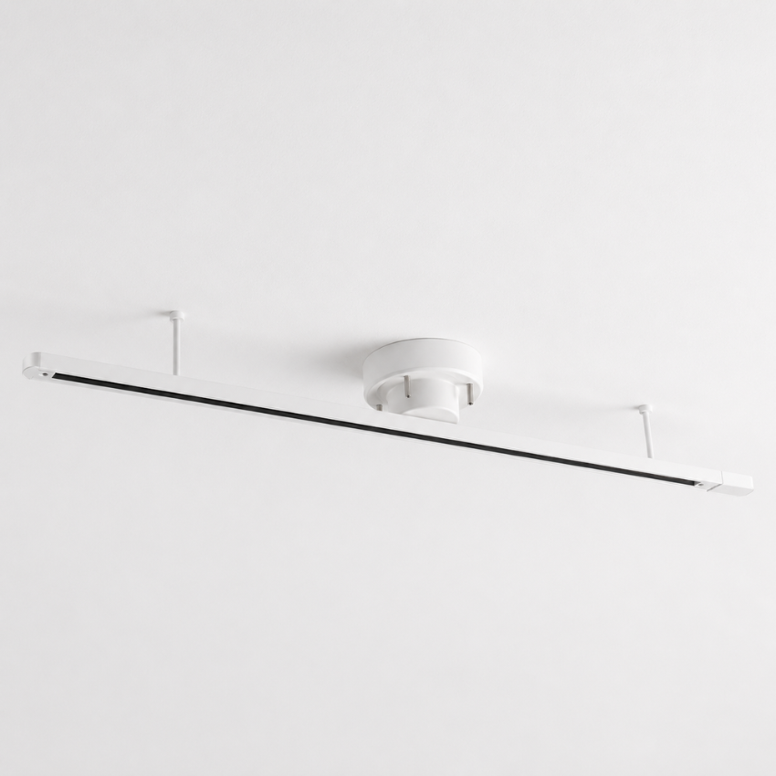 Binario di illuminazione rotante da soffitto 360° per lampade a sospensione e faretti