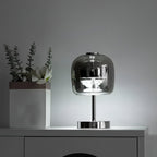 Lux Shine Lampada - Elegante lampada da scrivania in vetro elettroplaccato per illuminazione ambientale
