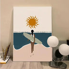 Poster di Brenna Beach Uomo e Ragazza