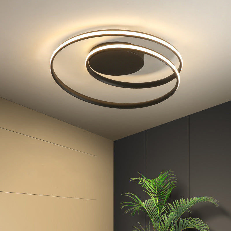 Lampada da soffitto – Ferro e gel di silicone – Bianco – Ø 50 cm – Design moderno per soggiorno e sala da pranzo