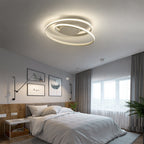 Lampada da soffitto – Ferro e gel di silicone – Bianco – Ø 50 cm – Design moderno per soggiorno e sala da pranzo