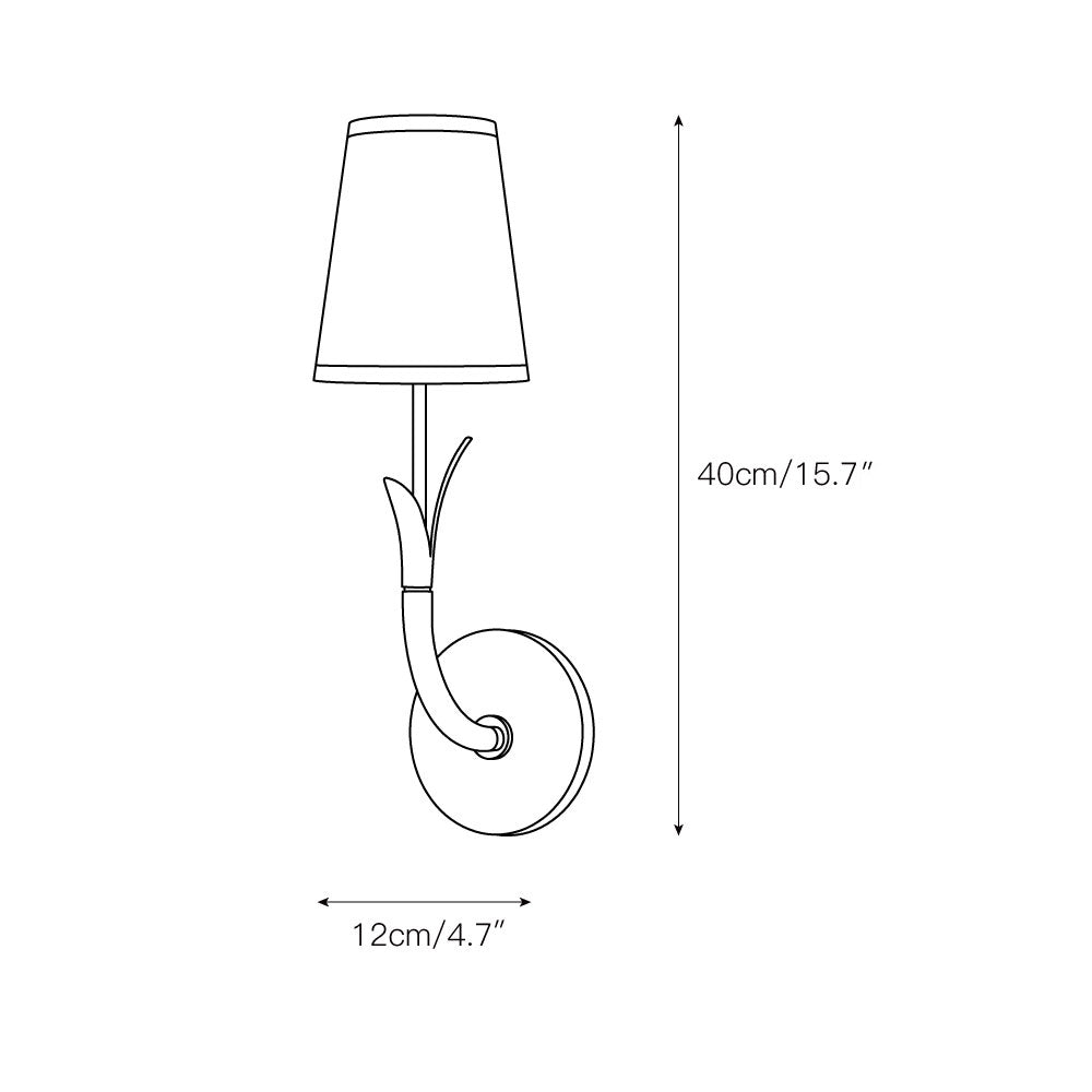 Lampada da parete Deering