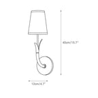 Lampada da parete Deering