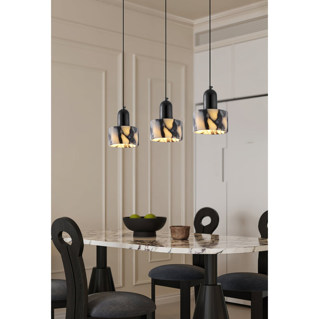 Lampada a sospensione in marmo Flair