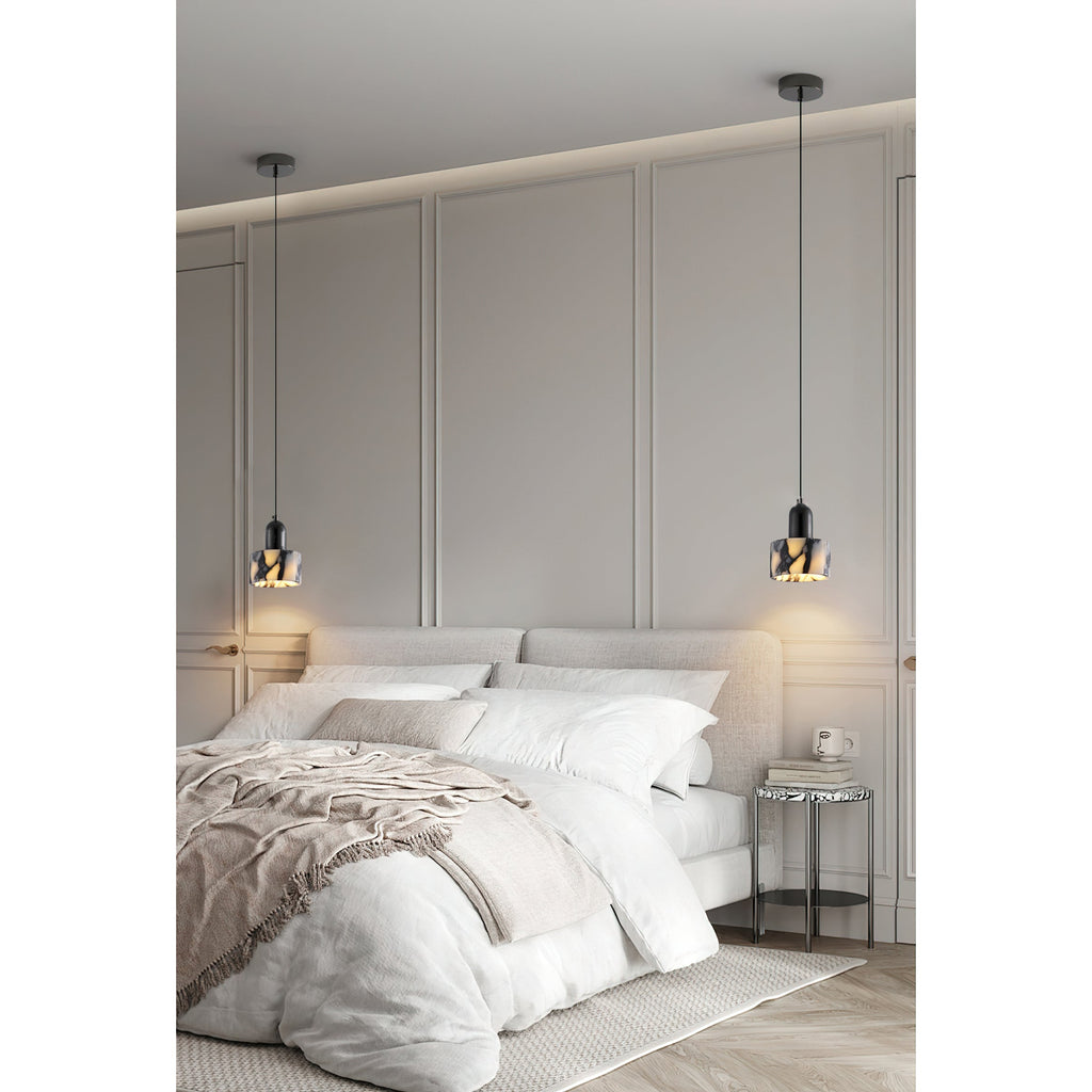 Lampada a sospensione in marmo Flair