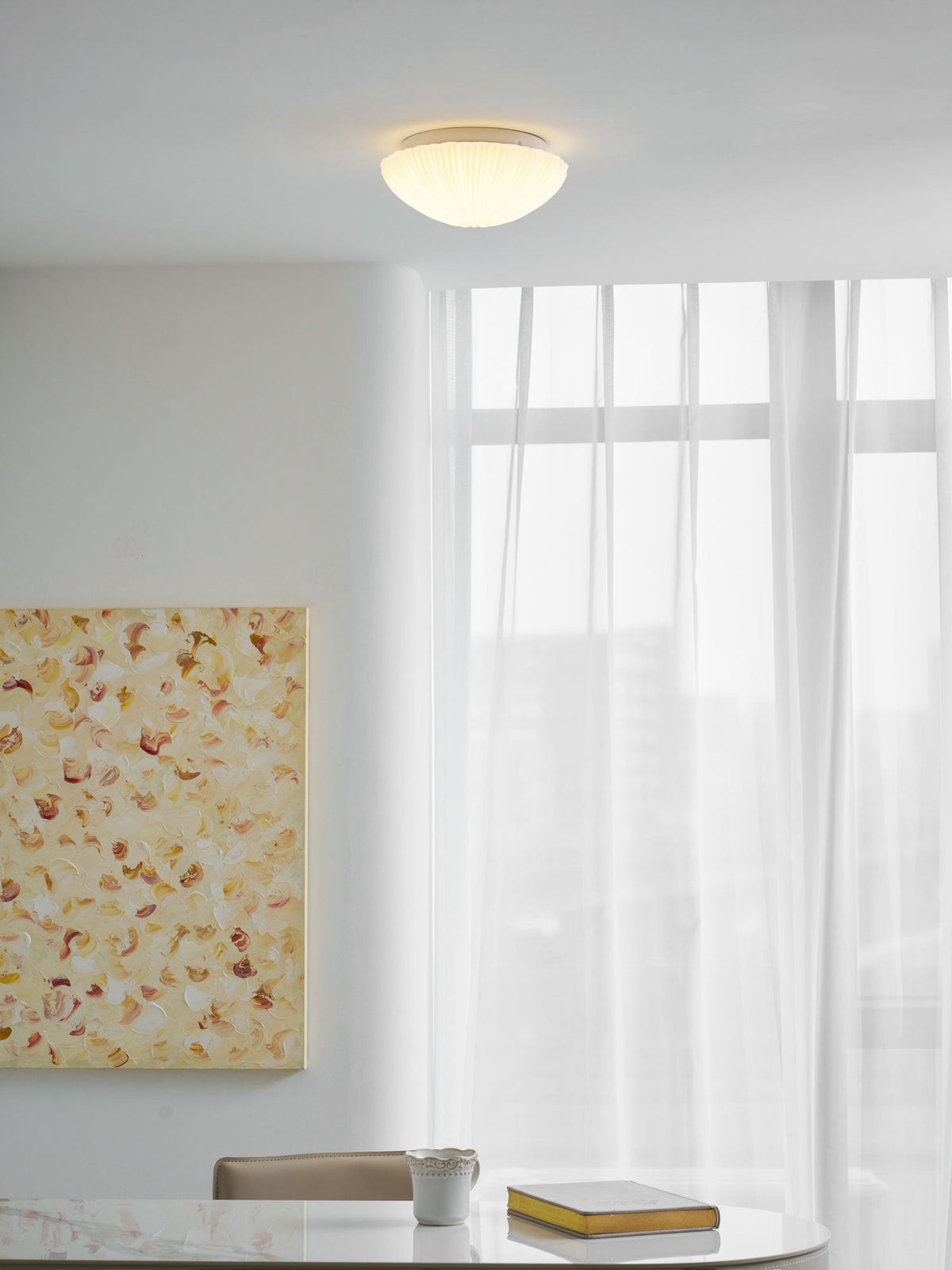 Lampada da soffitto Devan Seashell