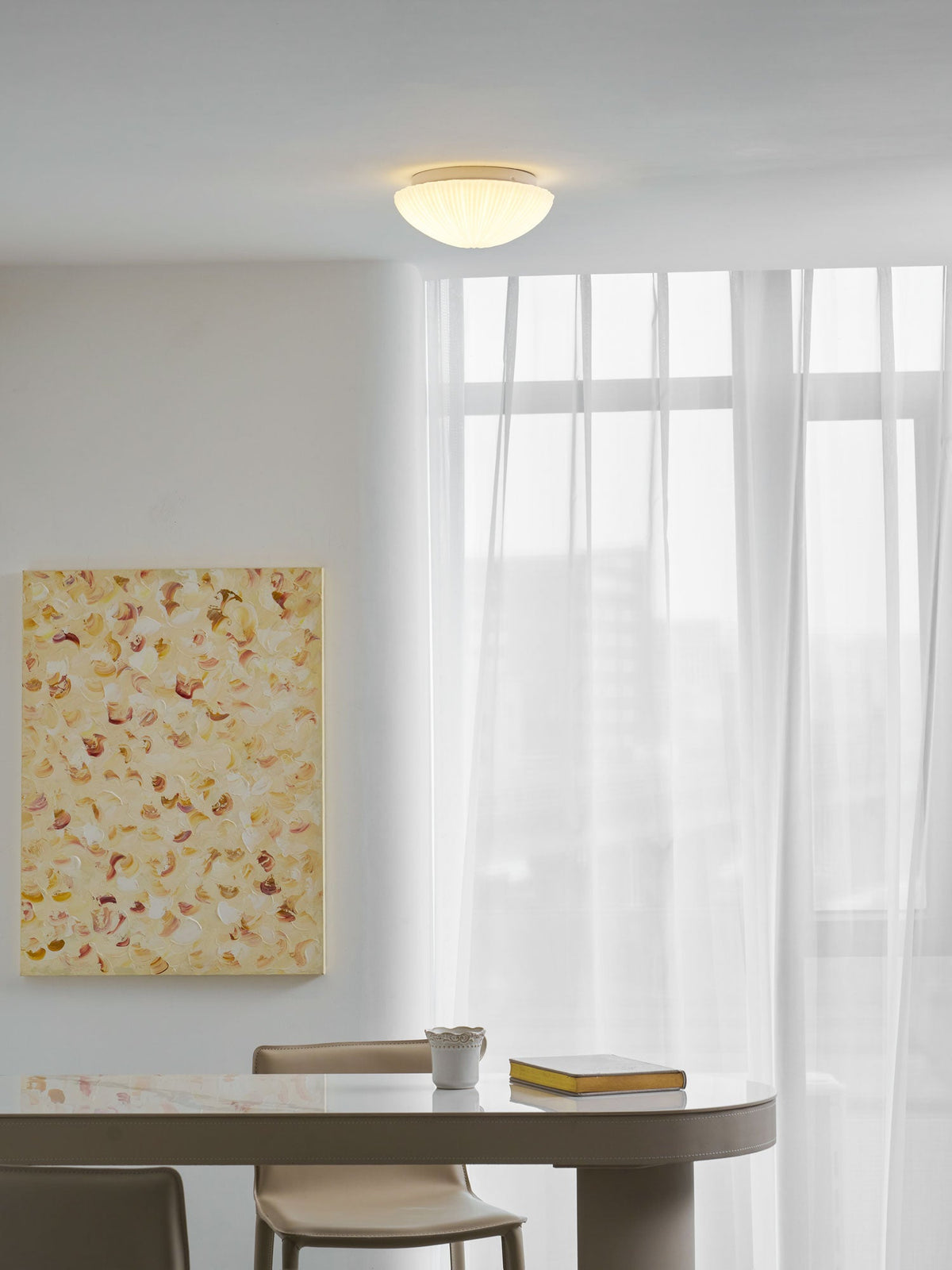 Lampada da soffitto Devan Seashell