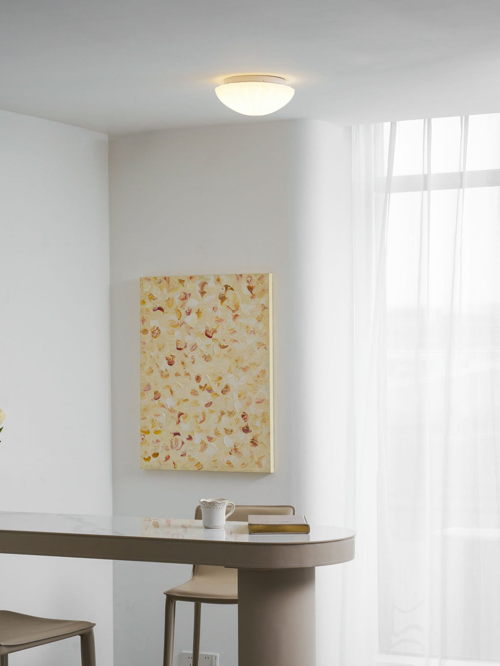 Lampada da soffitto Devan Seashell
