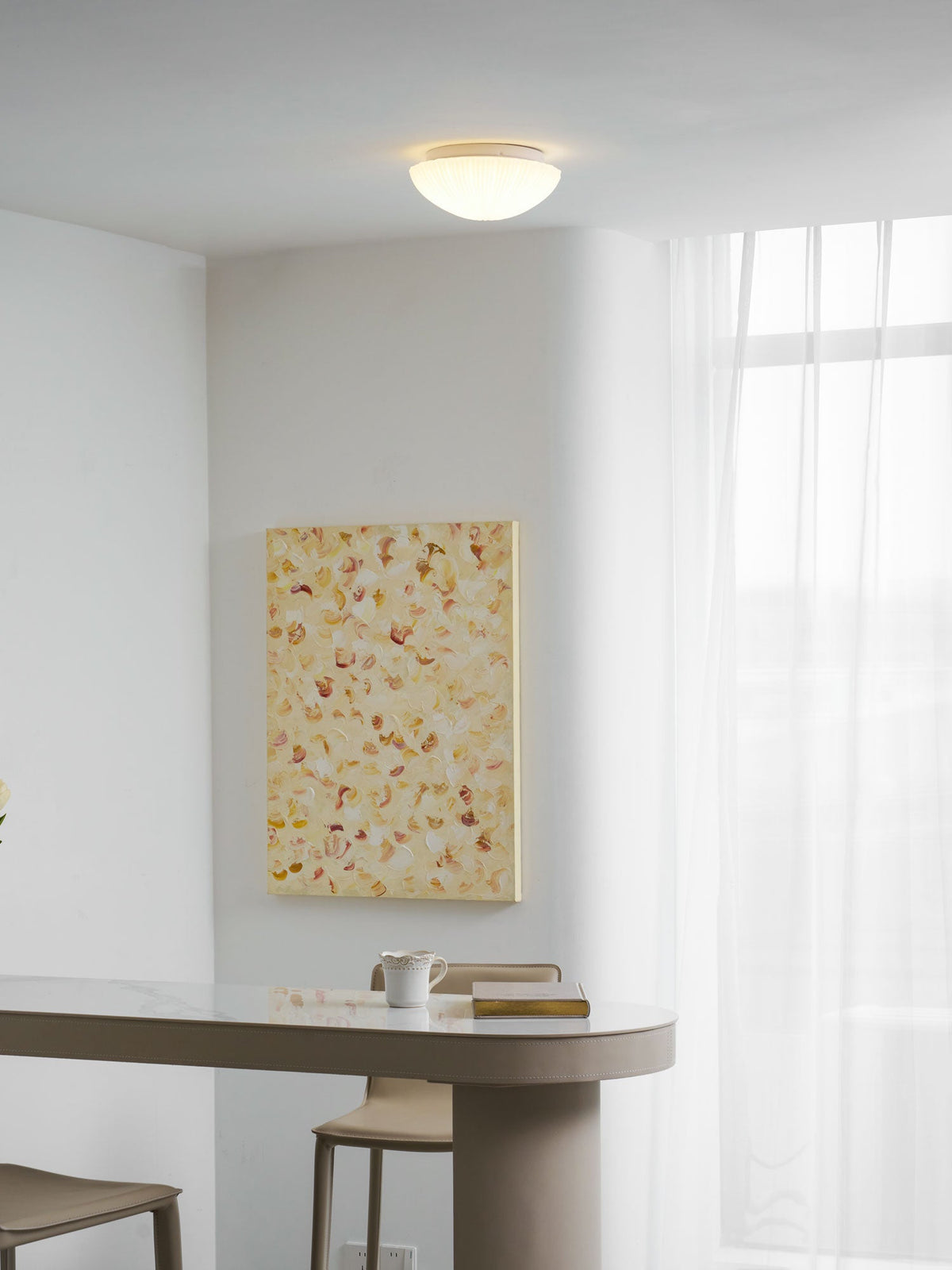 Lampada da soffitto Devan Seashell