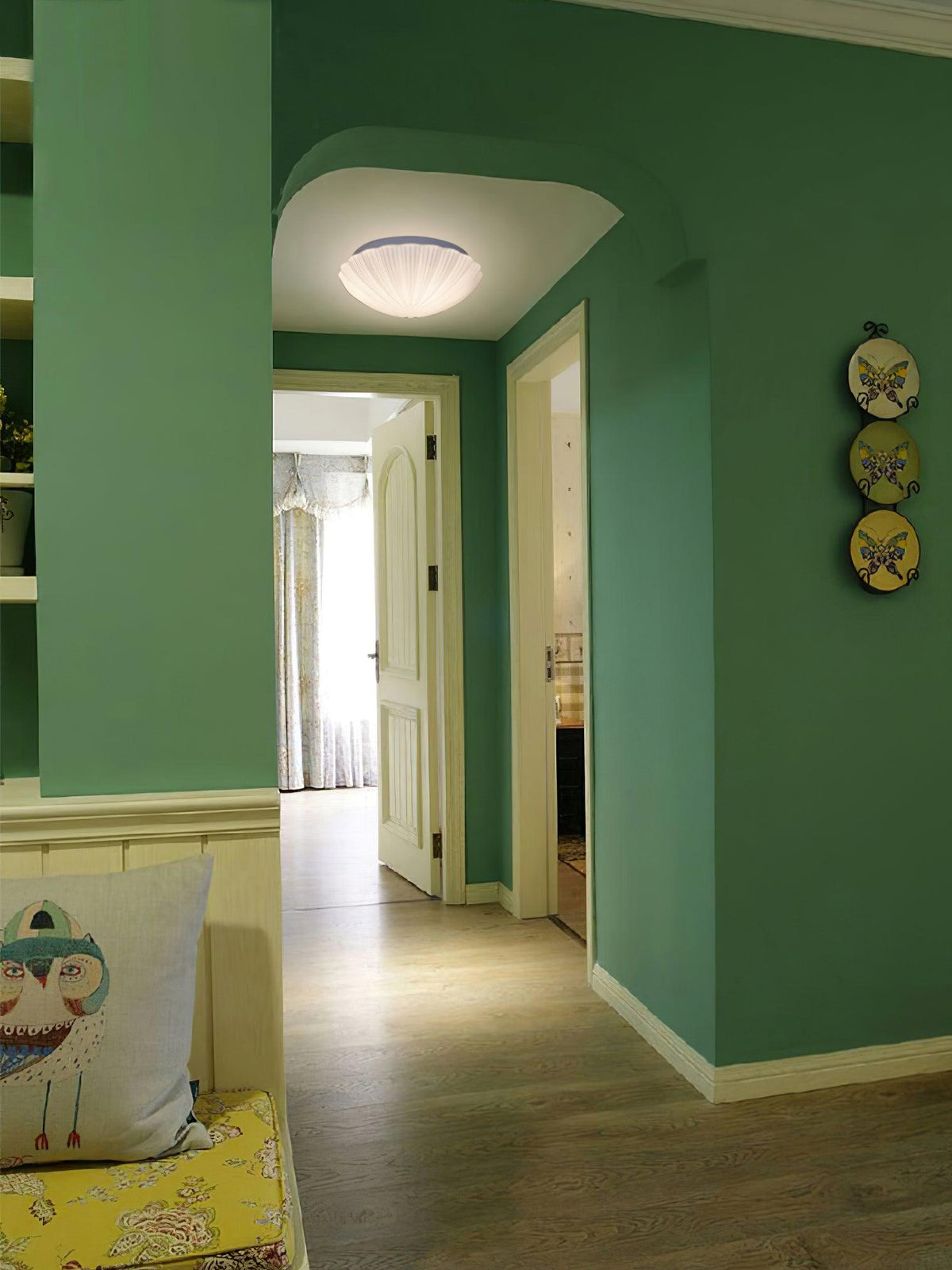 Lampada da soffitto Devan Seashell