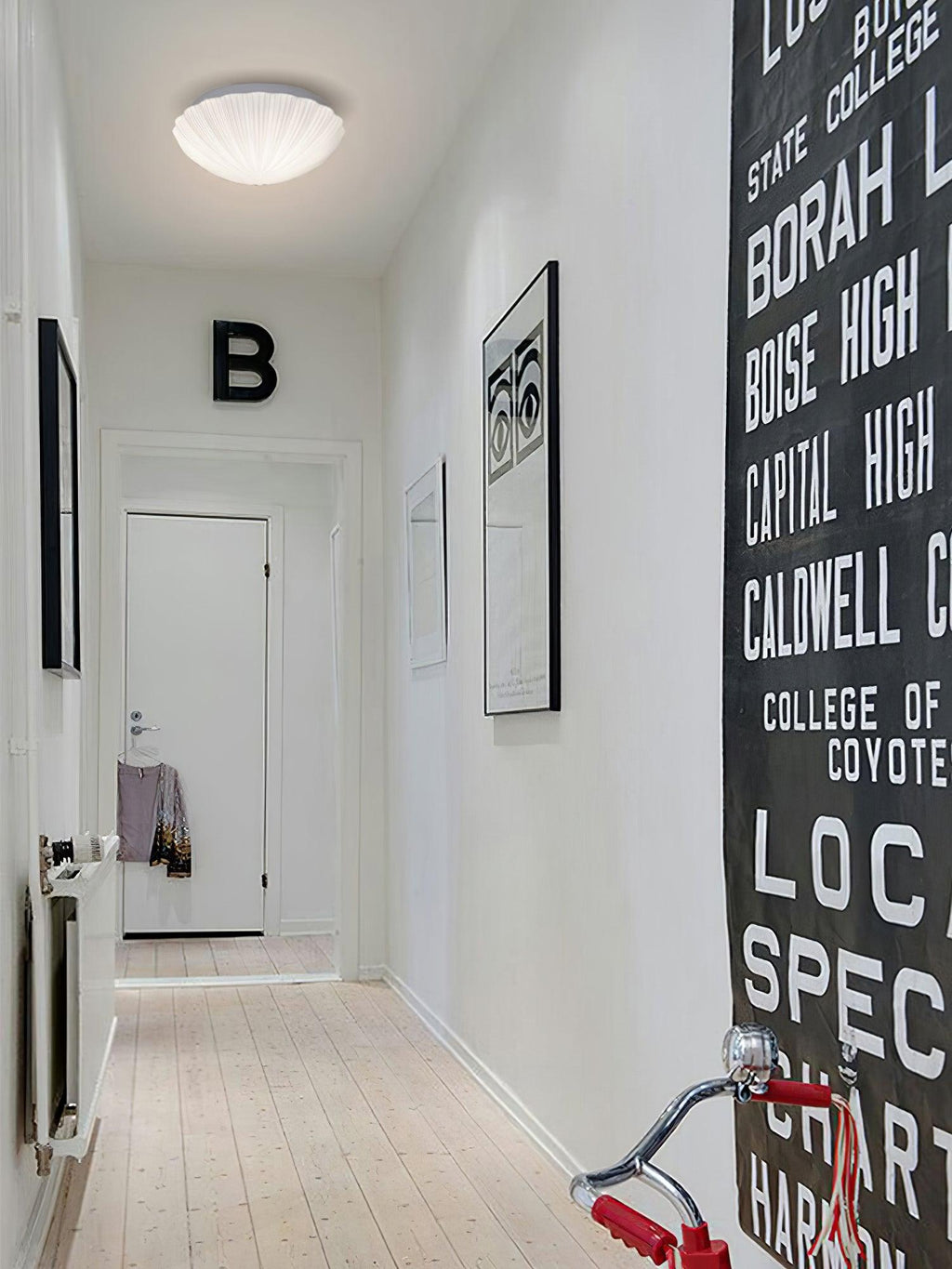 Lampada da soffitto Devan Seashell