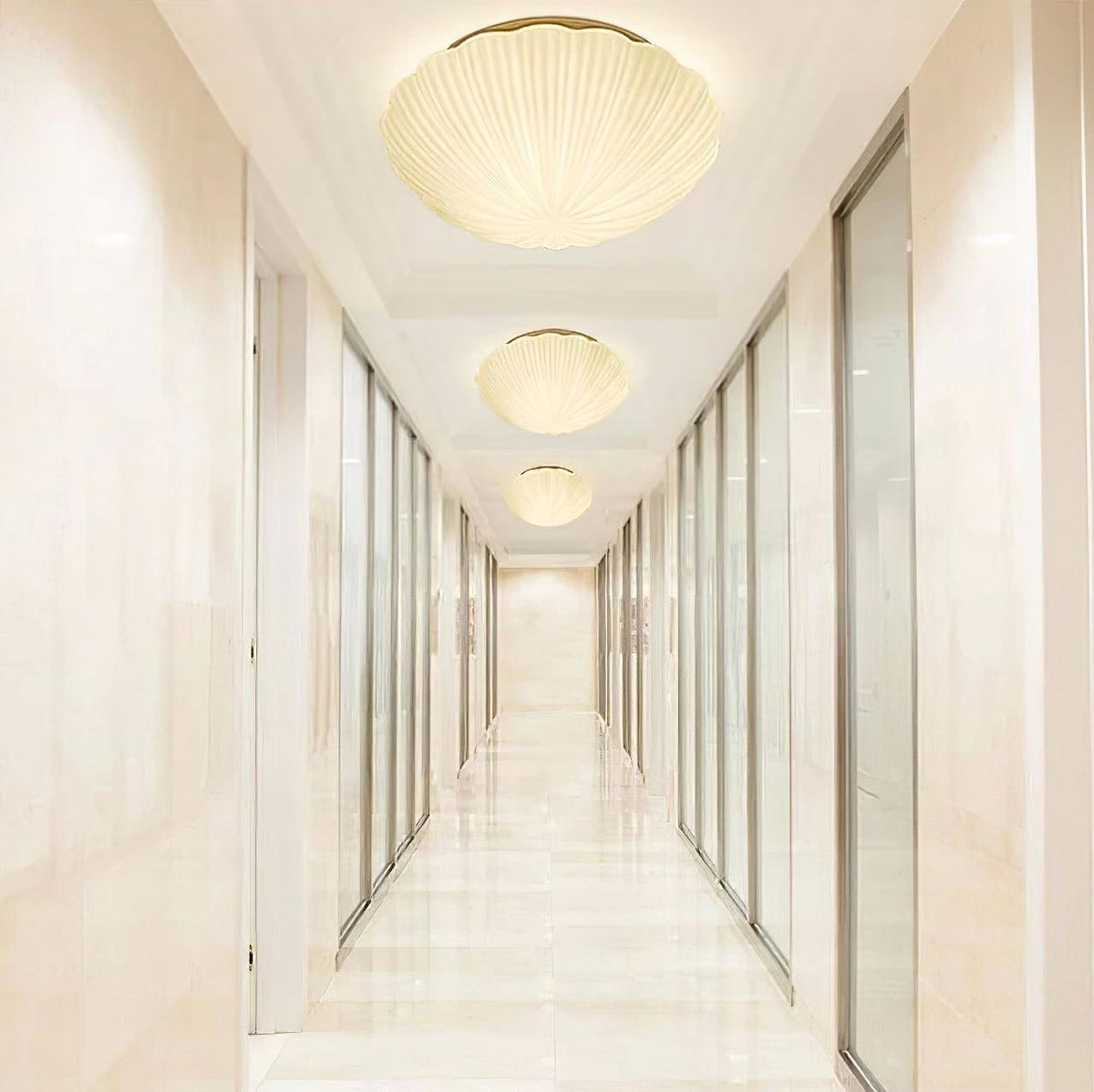 Lampada da soffitto Devan Seashell