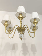 Lampadario in Ottone Diana