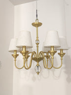Lampadario in Ottone Diana