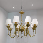 Lampadario in Ottone Diana