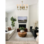 Lampadario in Ottone Diana