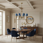Lampadario in Ottone Diana
