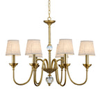 Lampadario in Ottone Diana