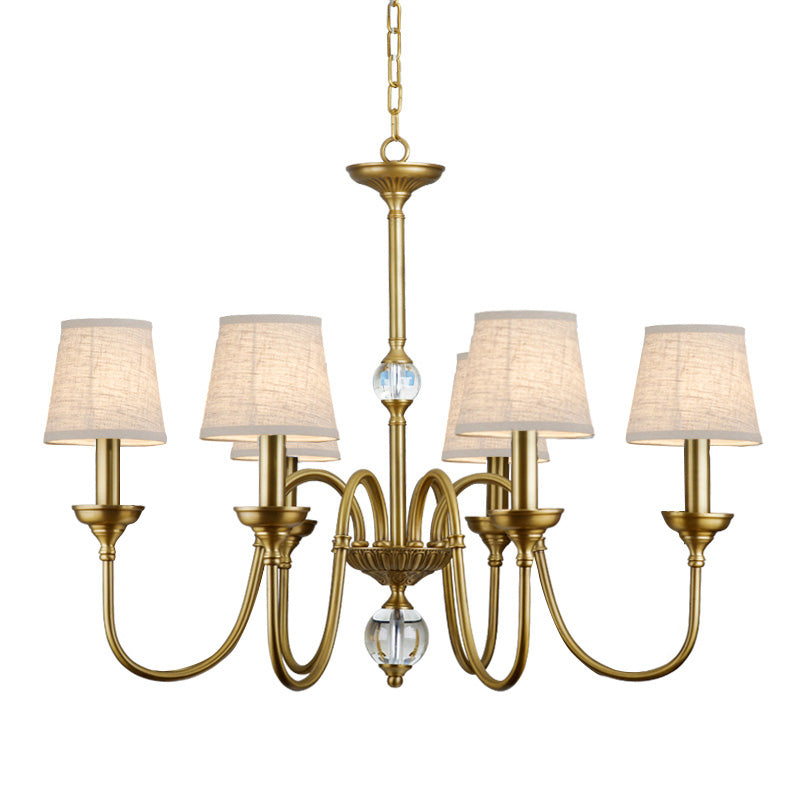 Lampadario in Ottone Diana