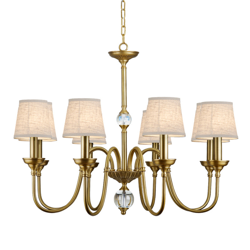 Lampadario in Ottone Diana