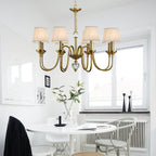 Lampadario in Ottone Diana