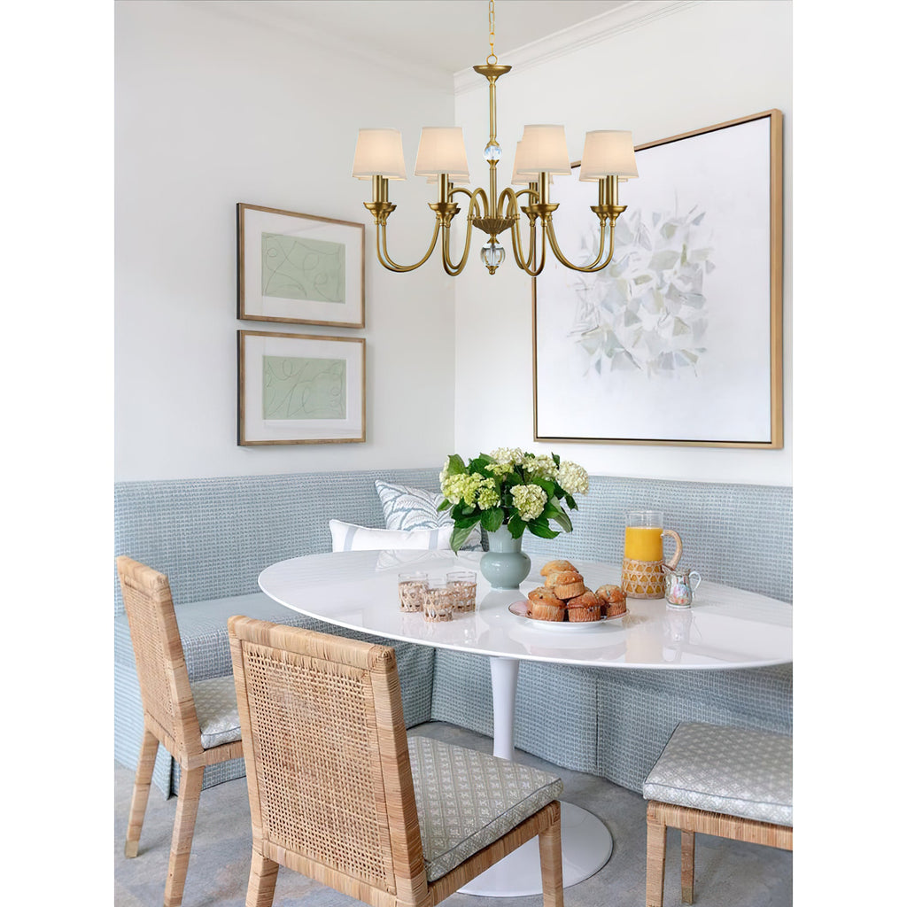 Lampadario in Ottone Diana