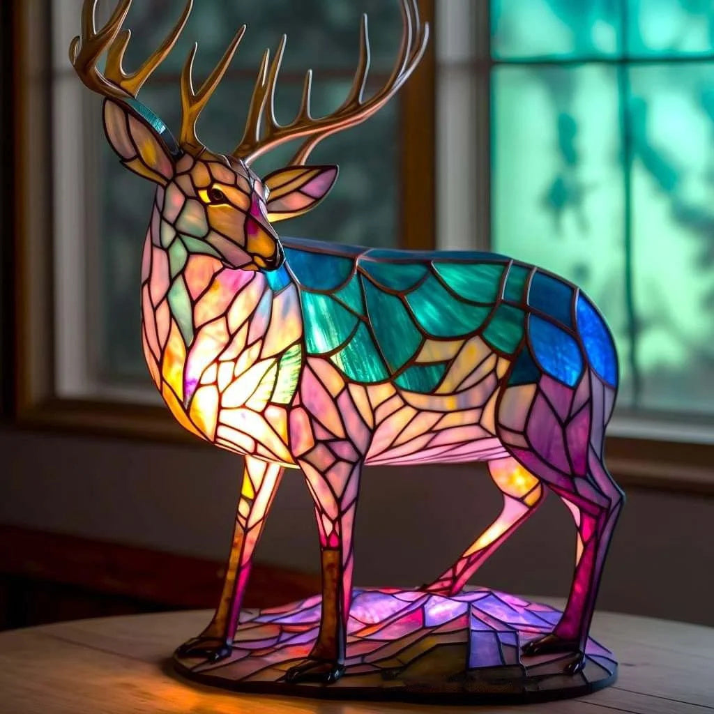 Lampada da tavolo artistica a forma di animale